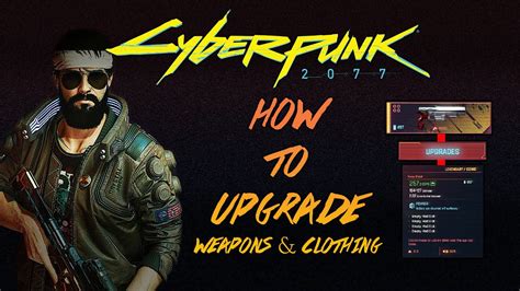 cyberpunk upgrade clothes|how to equip guns in cyberpunk.